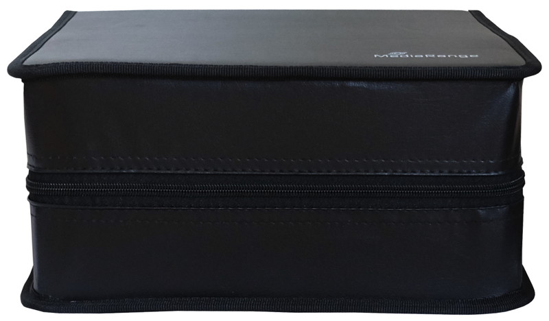 Mediarange Tasche Storage Wallet für 300 BD / CD / DVD in schwarz