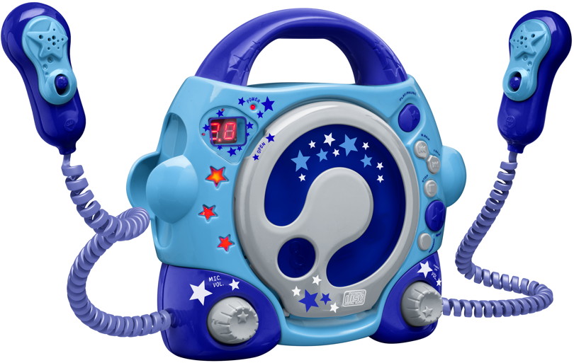 Bigben tragbarer CD Player CD47 Kids blau für Kinder 2 ...