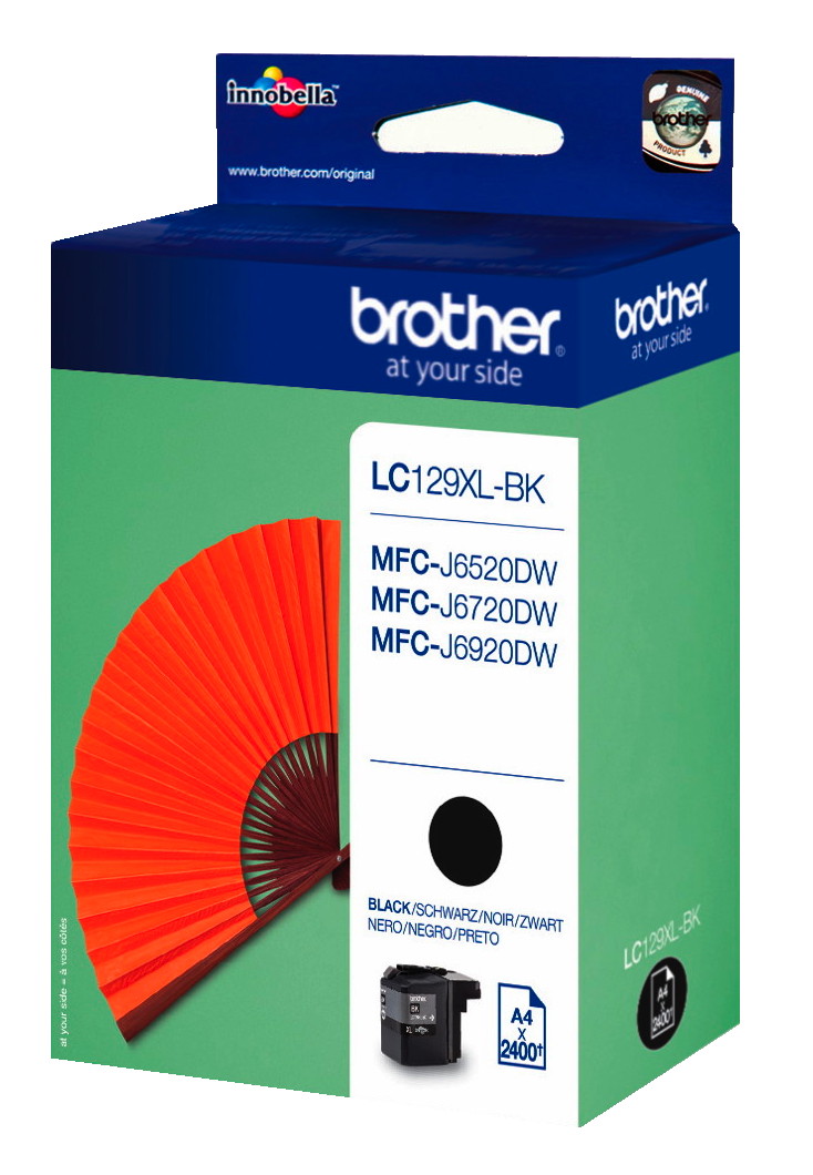 Brother Druckerpatrone Tinte LC-129 XL BK black, schwarz
