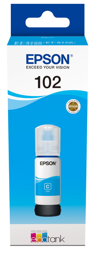 Epson Tintenbehälter Tinte 102 T03R2 C cyan, blau