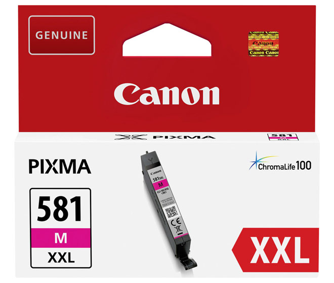 Inkpro XXL Tintenpatrone Magenta – Kompatibel Mit Canon CLI-581 M, Hohe Kapazität