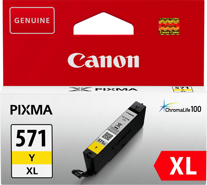 Canon Druckerpatrone Tinte CLI-571 XL Y yellow, gelb