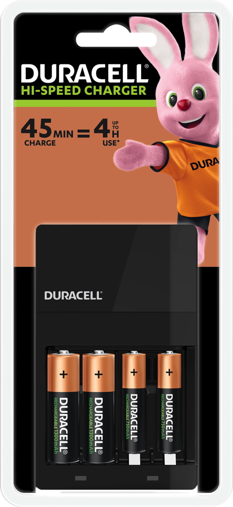 Duracell Akku Ladegerät Charger CEF14 Value Simply 2x AA 1300mAh 2x AAA ...
