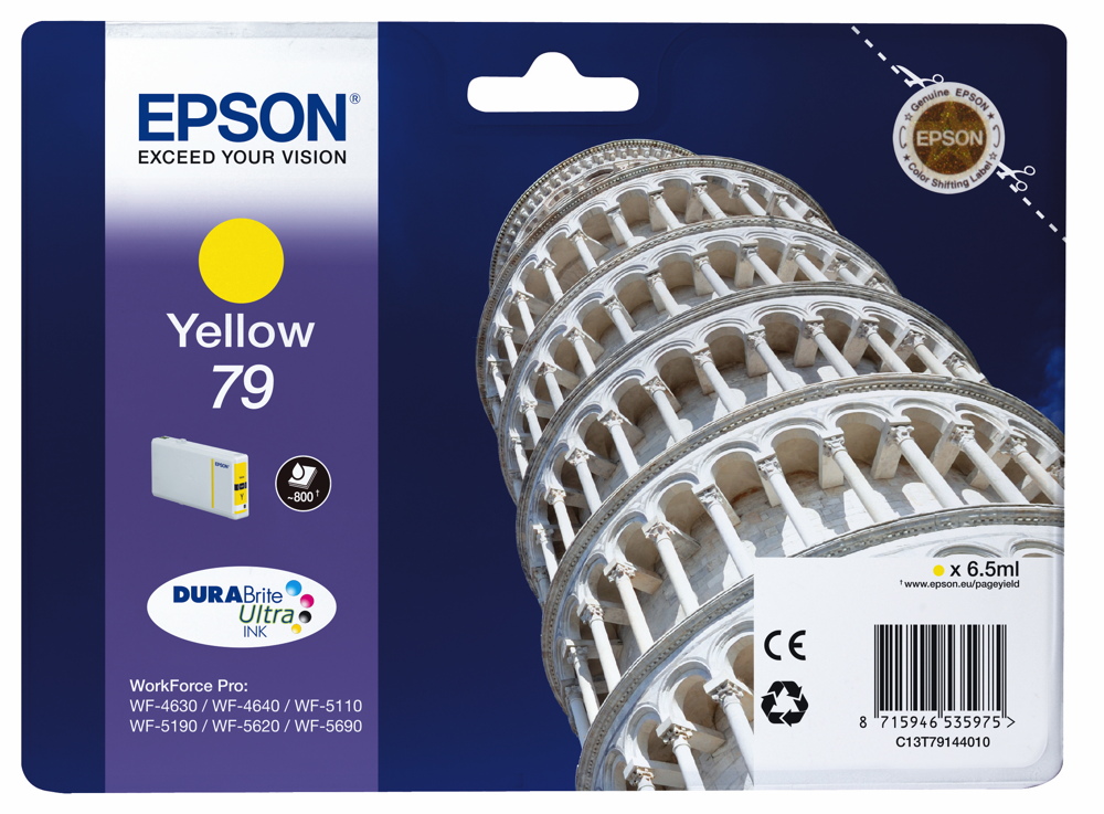 Epson Druckerpatrone Tinte 79 T7914 Y yellow, gelb