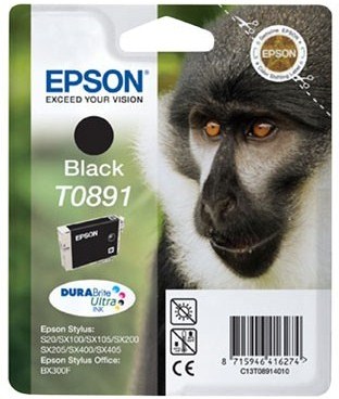 Epson Druckerpatrone Tinte T0891 BK black, schwarz