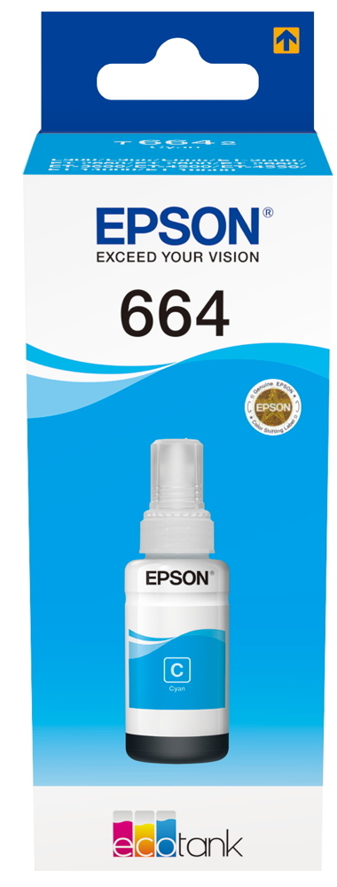 Epson Tintenbeh�lter Tinte 664 T6642 C cyan, blau