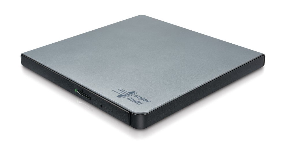 Hitachi LG Brenner extern GP57ES40 für CD / DVD / M-Disc silber
