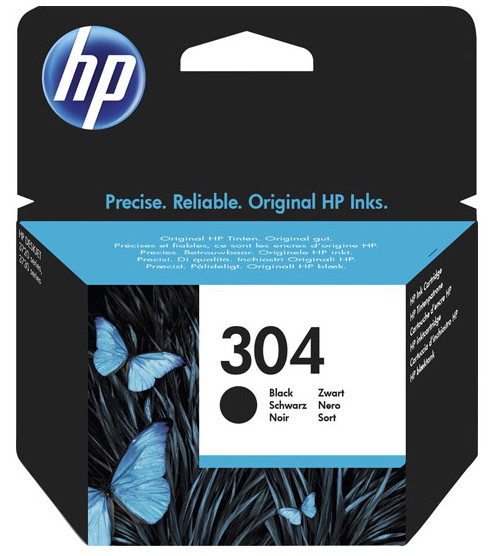 HP Druckerpatrone Tinte Nr. 304 BK black, schwarz