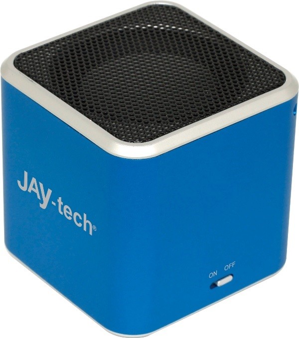 Jay Tech Mini Bass Cube Sa 101 Bedienungsanleitung JAY-tech portabler Lautsprecher / MP3 Player Mini Bass Cube SA101 blau
