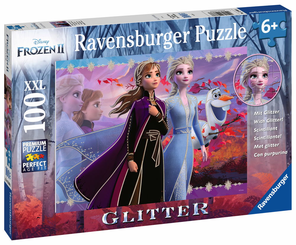 100 Teile Ravensburger Kinder Puzzle XXL Brilliant Disney Frozen 2 12868