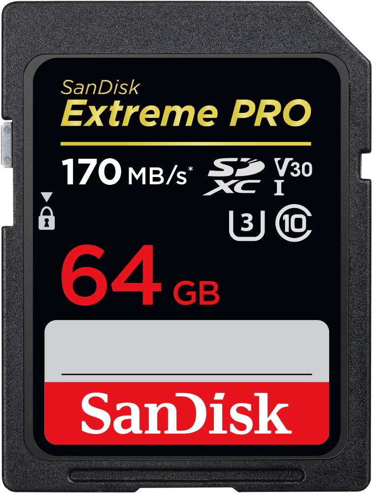 Sandisk SDXC Karte 64GB Speicherkarte Extreme Pro UHS-I U3 4K 170 MB/s Sandisk SDXC Karte 64GB Speicherkarte Extreme Pro UHS-I U3 4K 170 MB/s