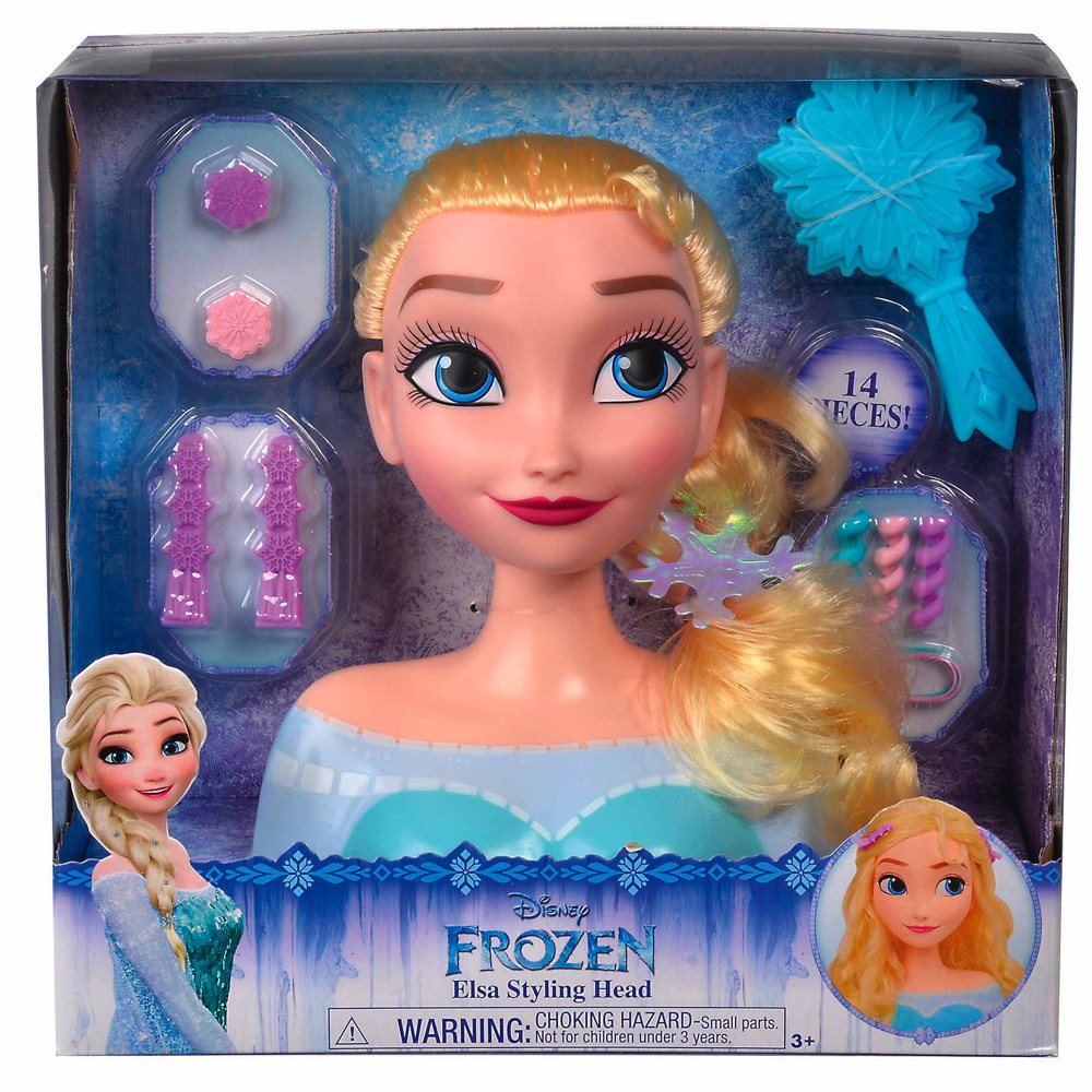 Smoby Spielwelten Kinderzimmer Frisierkopf Elsa Disney Frozen 7600320311