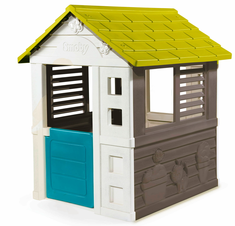 Smoby Outdoor Spielzeug Garten Spielhaus Jolie Haus 7600810708