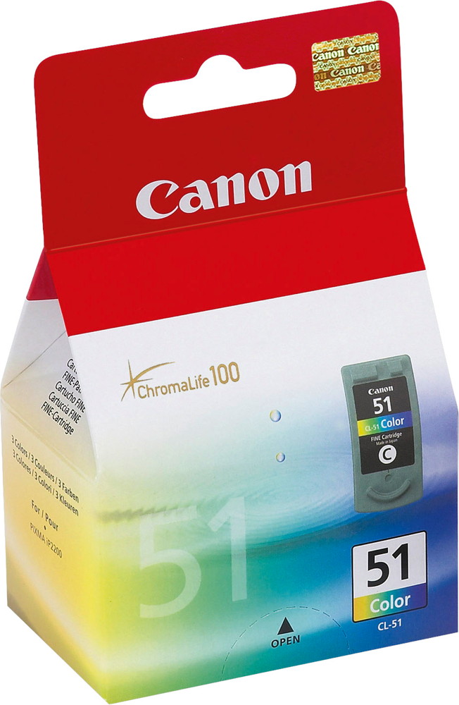 Cartouche D'encre Tricolore Canon CL-51 Authentique – Neuf, Originale, TVA Incluse