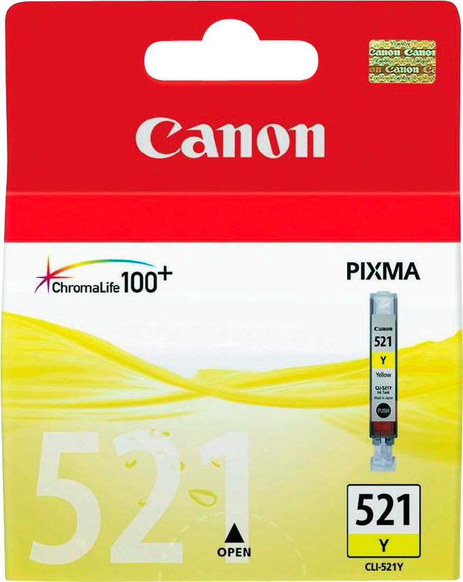 Canon Druckerpatrone Tinte CLI-521 Y yellow, gelb