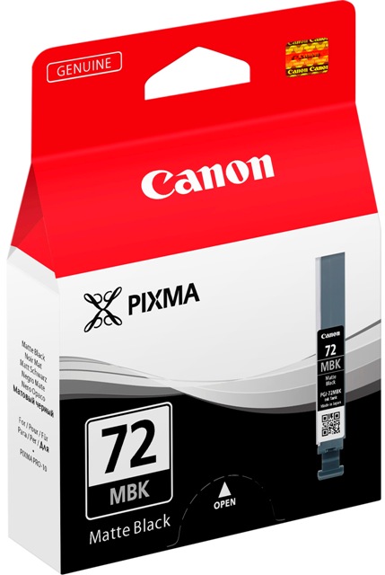 Canon ORIGINAL Tintenpatrone PGI-72MBK matte black, matt schwarz 14ml