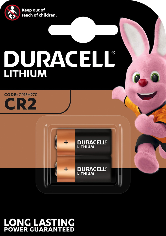 20 Duracell High Power CR2 / DLCR2 / CR17355 Lithium Batterien im 2er Blister