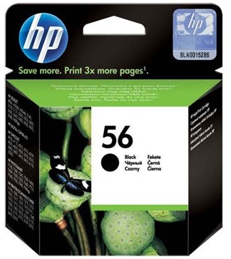 HP Druckerpatrone Tinte Nr. 56 BK black, schwarz