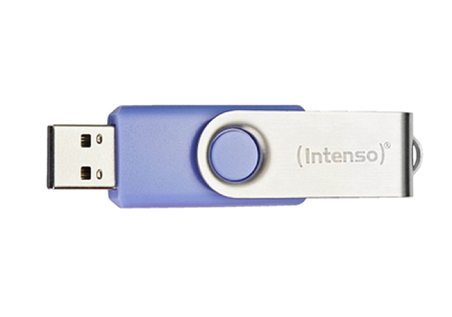 Intenso USB Stick 64GB Speicherstick Office Line USB 3.2 Gen 1x1 USB-A blau bulk