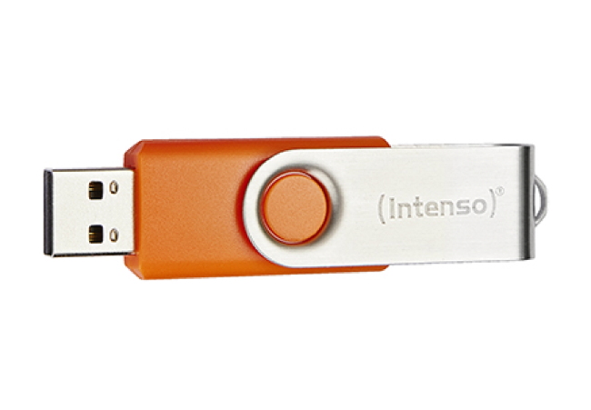 Intenso USB Stick 64GB Speicherstick Office Line USB 3.2 Gen. 1x1 USB-A orange bulk