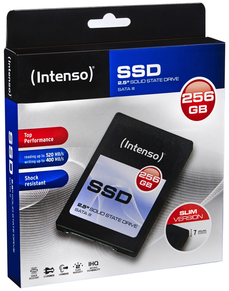 SSD Intenso 2.5 SATA III - 256 GB, Top Performance, NAND MLC, 520 MB/s - Foto 4