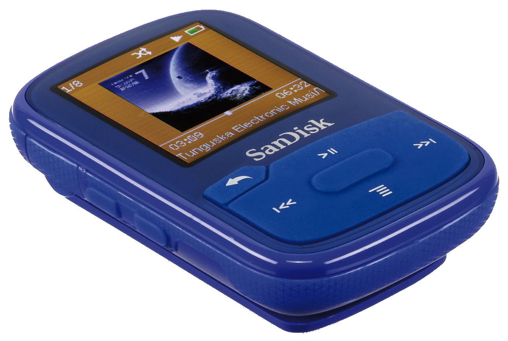 Sandisk MP3 Player Clip Sport Plus 16GB 1,44 Zoll Display Radio