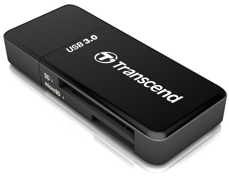 Transcend Card Reader RDF5 Micro Card SD / SDHC / SDXC UHS-I schwarz ...